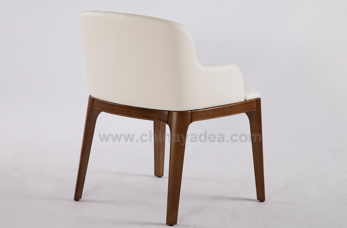 Grace Armchair with Wood Legs